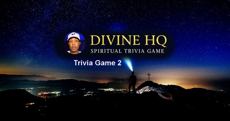 Spiritual Trivia Game 2